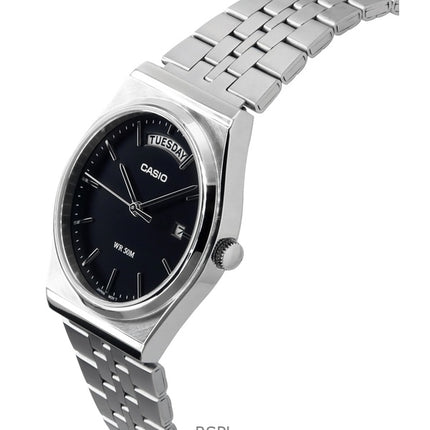Casio Standard Analog Rustfrit Stål Sort Urskive Quartz MTP-B146D-1AV herreur