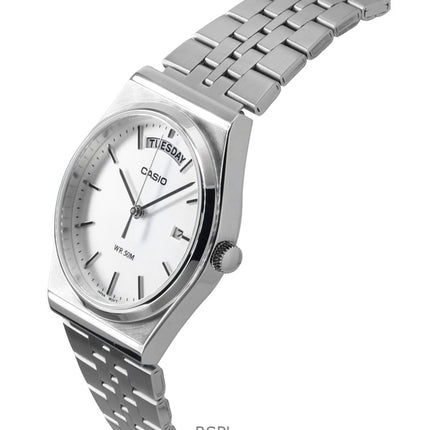 Casio Standard Analog rustfrit stål Sølvskive Quartz MTP-B146D-7AV herreur