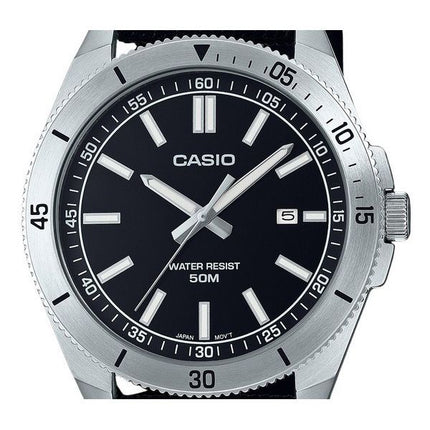Casio Standard Analog Stofrem Sort Urskive Quartz MTP-B155C-1E Herreur