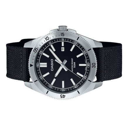 Casio Standard Analog Stofrem Sort Urskive Quartz MTP-B155C-1E Herreur