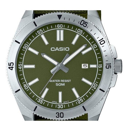 Casio Standard Analog Stofrem Grøn Urskive Quartz MTP-B155C-3E Herreur