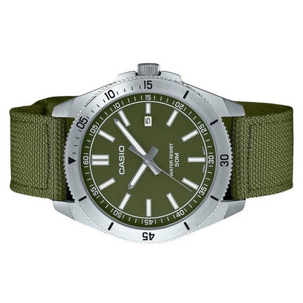 Casio Standard Analog Stofrem Grøn Urskive Quartz MTP-B155C-3E Herreur