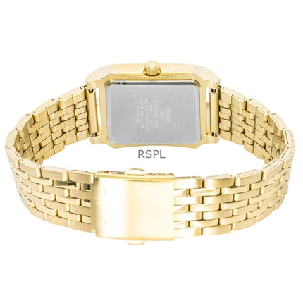 Casio analog rustfrit stål guld urskive quartz MTP-B190G-9BV herreur