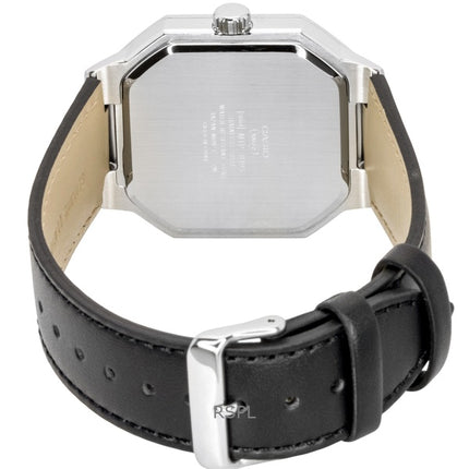 Casio analog læderrem grøn urskive kvarts MTP-B195L-3AV herreur