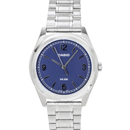 Casio Standard Analog Rustfrit Stål Marineblå Skive Quartz MTP-B210D-2A2V Herreur