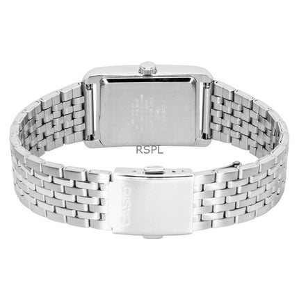 Casio analog rustfrit stål sort urskive kvarts MTP-B215D-1AV herreur