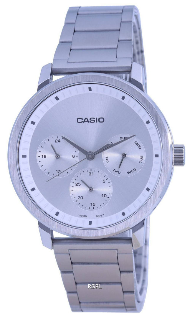 Casio analog sÃ¸lvskive i rustfrit stÃ¥l MTP-B305D-7E MTPB305D-7 herreur