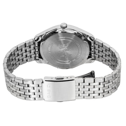 Casio analog rustfrit stål sort urskive kvarts MTP-B315D-1AV herreur