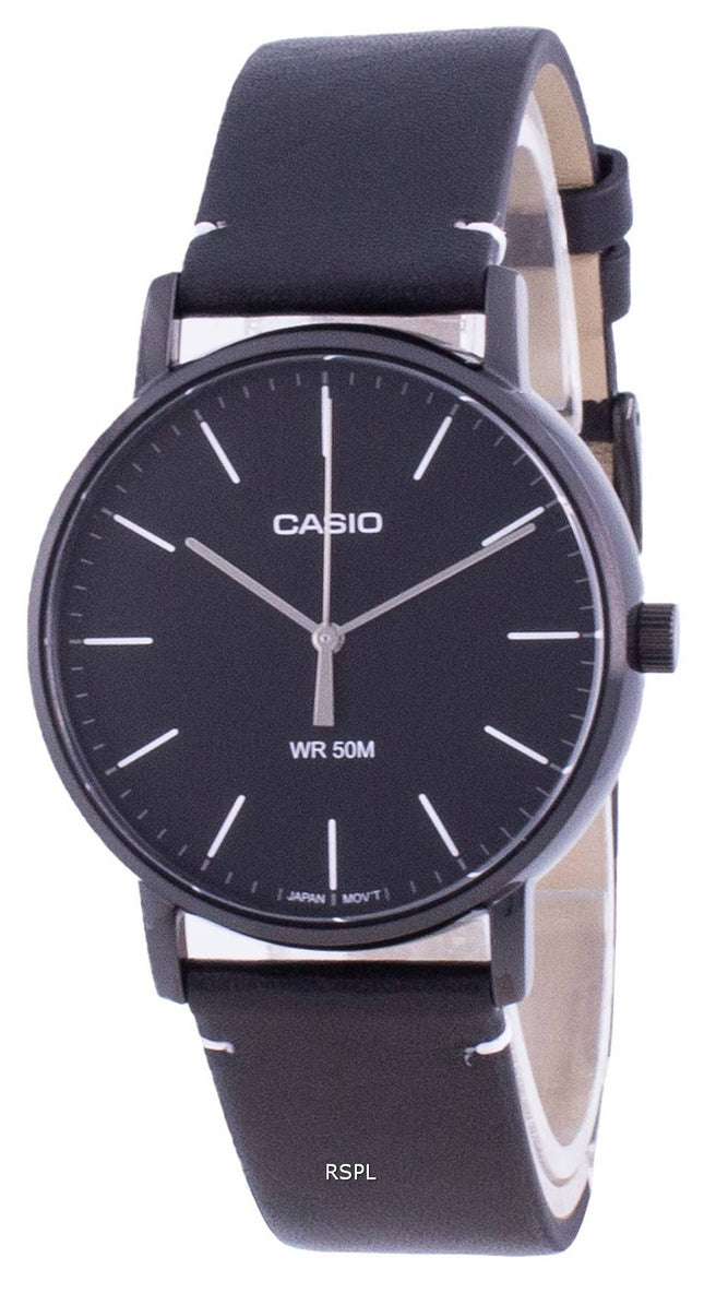 Casio Black Dial Quartz MTP-E171BL-1E MTPE171BL-1 Herreur