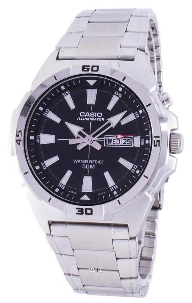 Casio Illuminator Analog Quartz MTP-E203D-1AV MTPE203D-1AV Herreur