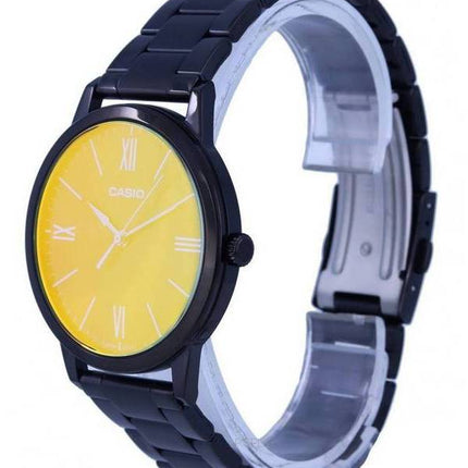 Casio Analog Rustfri Stål Brun Urskive Quartz MTP-E600B-1B MTPE600B-1 Herreur