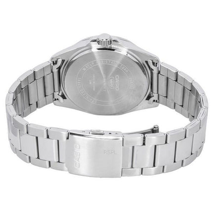 Casio Standard Analog Rustfrit Stål Sort Urskive Quartz MTP-E725D-1A herreur