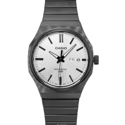 Casio Standard Analog rustfrit stål Sølvskive Quartz MTP-E735B-7AV herreur