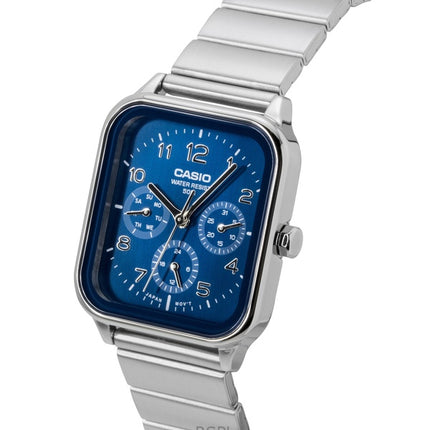 Casio Standard Analog Rustfrit Stål Blå Skive Quartz MTP-M306D-2AV Herreur