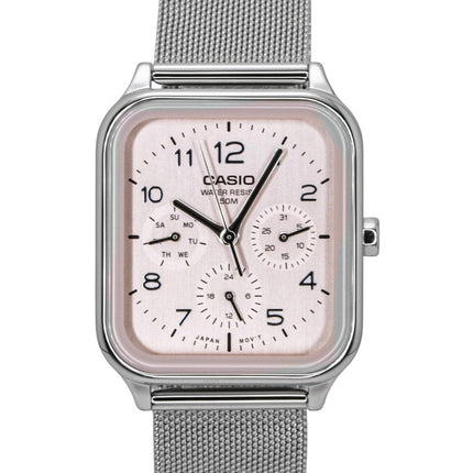 Casio Standard Analog Rustfrit Stål Laksefarvet Skive Quartz MTP-M306M-4AV Herreur