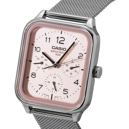 Casio Standard Analog Rustfrit Stål Laksefarvet Skive Quartz MTP-M306M-4AV Herreur