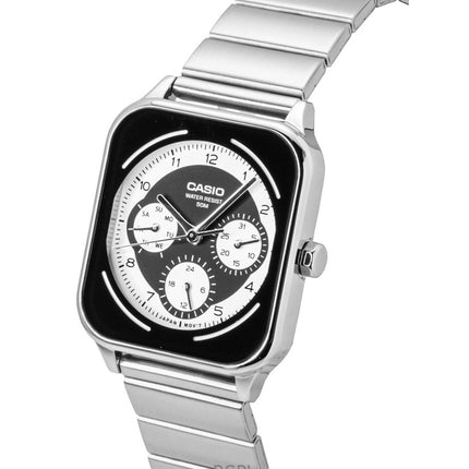 Casio Standard Analog Rustfrit Stål Sort Og Hvid Skive Quartz MTP-M307D-1BV Herreur