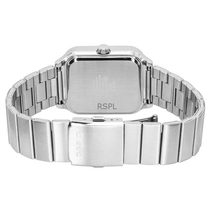 Casio Standard Analog Rustfrit Stål Sort Og Hvid Skive Quartz MTP-M307D-1BV Herreur