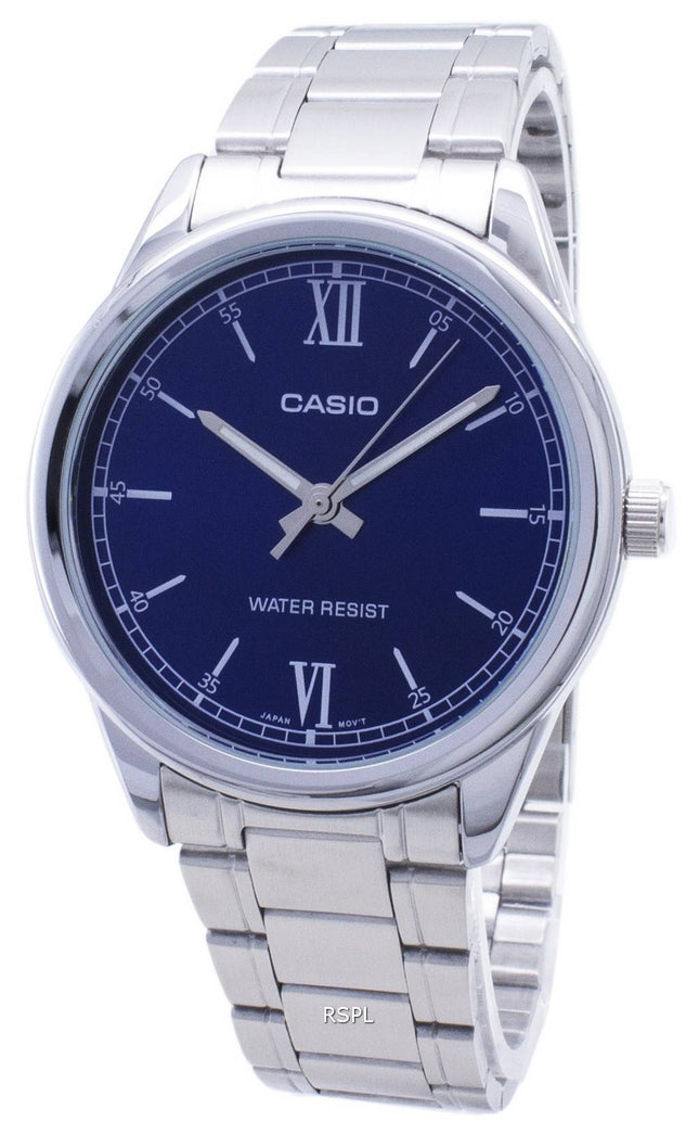 Casio Timepieces MTP-V005D-2B2 MTPV005D-2B2 analog mænds ur