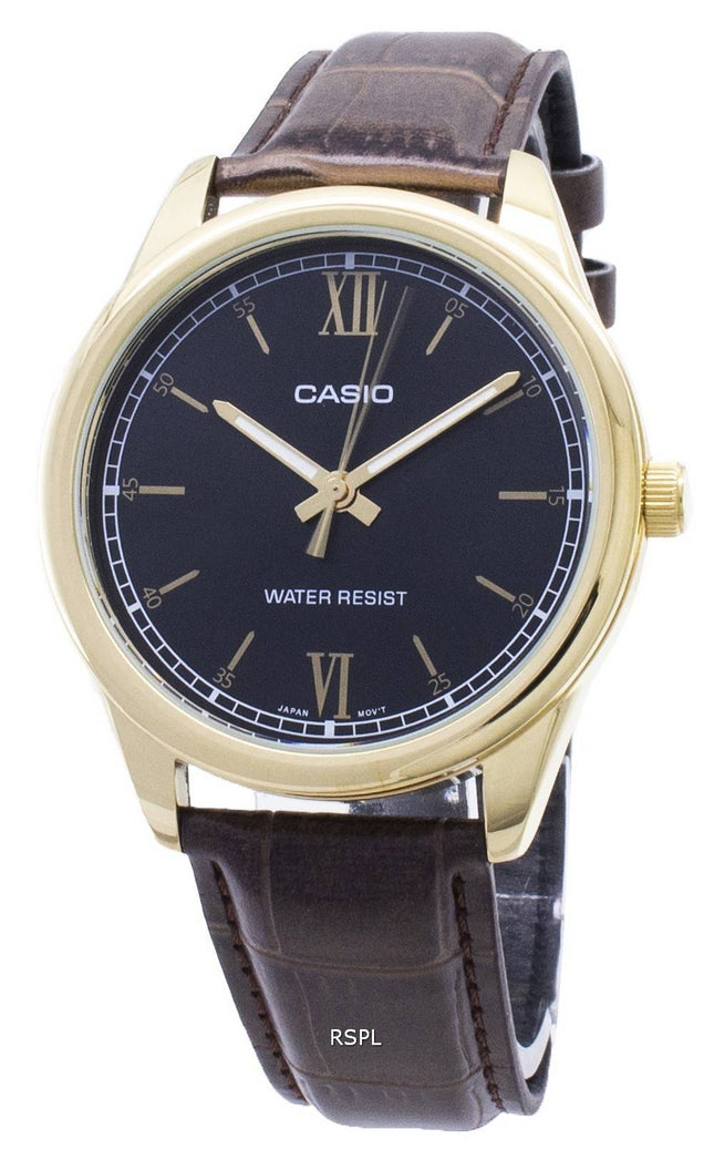 Casio Quartz MTP-V005GL-1B2 MTPV005GL-1B2 Analog Mænds Ur