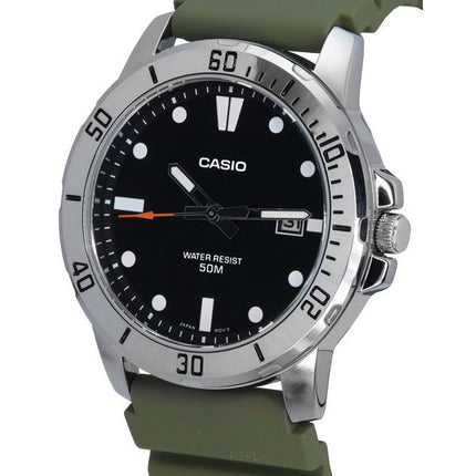 Casio Standard Analog Resin Rem Black Dial Quartz MTP-VD01-3E MTPVD01-3E Herreur