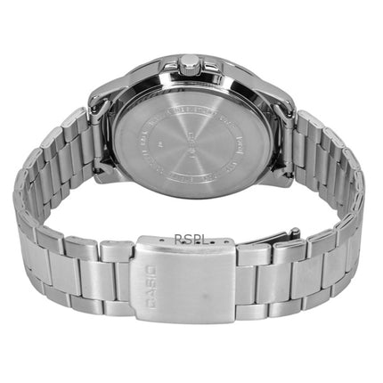 Casio Enticer analog rustfrit stål blå urskive kvarts MTP-VD01D-2BV herreur