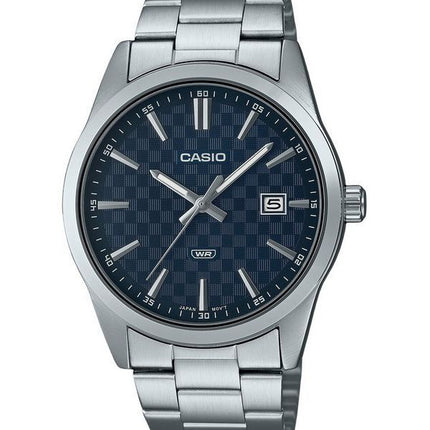 Casio Enticer Analog Stainless Steel Blue Dial Quartz MTP-VD03D-2A herreur