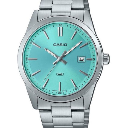 Casio Standard Analog Rustfrit Stål Mint Blue Dial Quartz MTP-VD03D-2A3 Herreur
