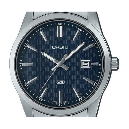 Casio Enticer Analog Stainless Steel Blue Dial Quartz MTP-VD03D-2A herreur