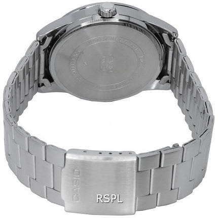 Casio Analog Rustfrit Stål Sølv Urskive Quartz MTP-VD03D-7A MTPVD03D-7 Herreur