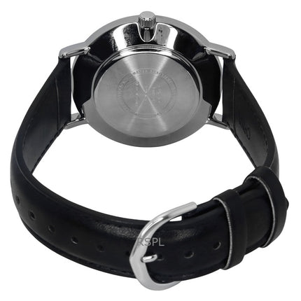 Casio Standard Analog Læderrem Black Dial Quartz MTP-VT03L-1B herreur