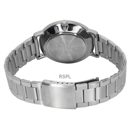 Casio Standard Analog Rustfrit Stål Sort Urskive Quartz MTP-VT04D-1E Herreur