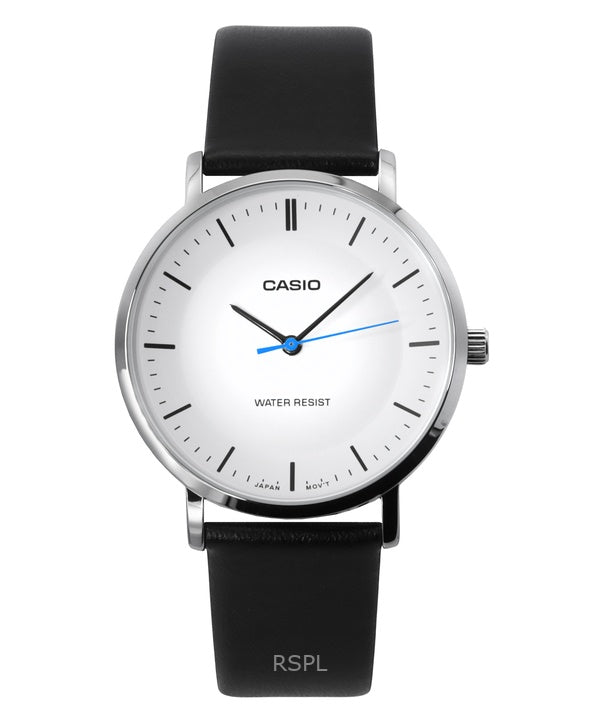 Casio Standard Analog Læderrem White Dial Quartz MTP-VT04L-7E herreur