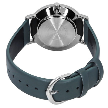 Casio Standard Analog Læderrem Grå Urskive Quartz MTP-VT04L-8E herreur