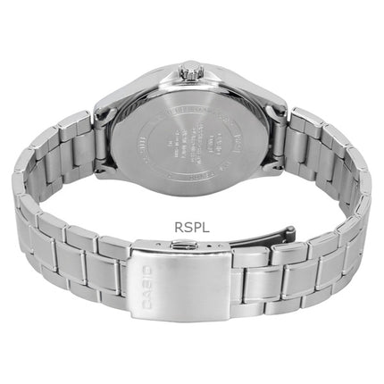 Casio Standard Analog rustfrit stål sort skive Solar MTS-RS100D-1AV herreur