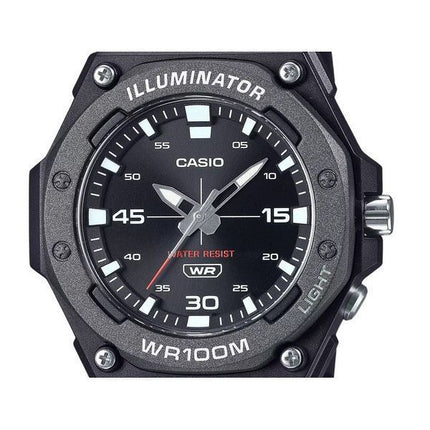 Casio Standard Analog Resin Rem Black Dial Quartz MW-620H-1A 100M herreur
