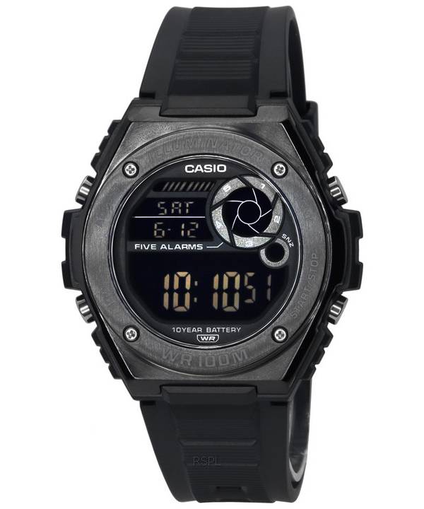 Casio Standard Digital Black Dial Quartz MWD-100HB-1B MWD100HB-1B 100M herreur