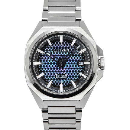 Citizen Series 8 rustfrit stål blå og sort skive automatisk NA1010-84X 100M herreur