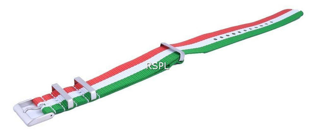 Forhold NATO23 Italien National Flag MÃ¸nster Polyester 22 mm rem