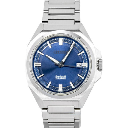 Citizen Series 8 rustfrit stål blå urskive automatisk NB6010-81L 100M herreur