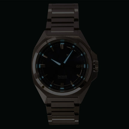 Citizen Series 8 rustfrit stål blå urskive automatisk NB6010-81L 100M herreur