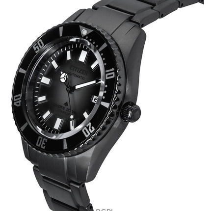 Citizen Promaster Fujitsubo Super Titanium Black Dial Automatic Diver&#39;s NB6025-59H 200M herreur