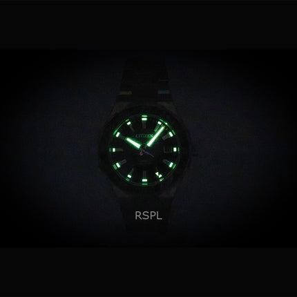 Citizen Series 8 GMT rustfrit stål sort urskive automatisk NB6031-56E 100M herreur
