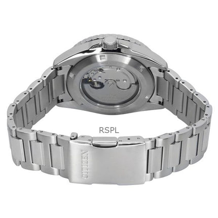 Citizen Sport Rustfrit Stål Sort Urskive Automatisk NH7531-50E 100M herreur