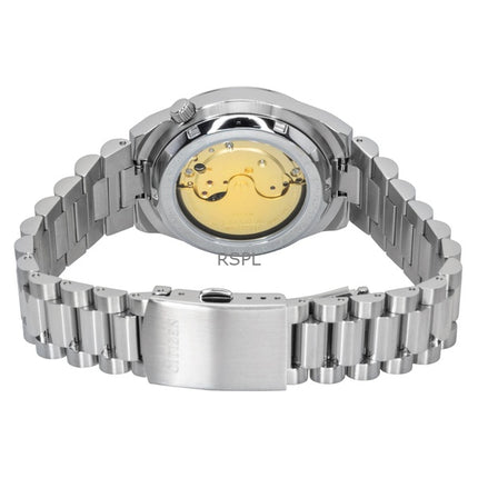 Citizen Tsuyosa rustfrit stål Sunray lilla urskive automatisk NJ0200-50W herreur