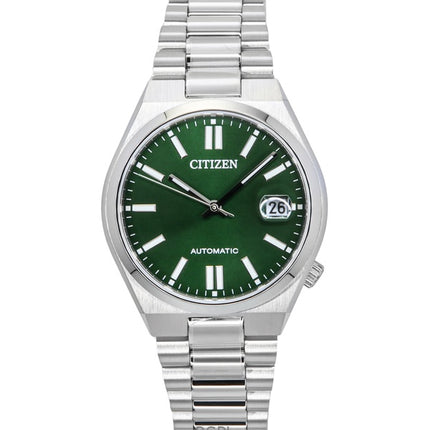 Citizen Tsuyosa rustfrit stål grøn urskive automatisk NJ0200-50X unisexur