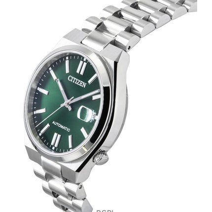 Citizen Tsuyosa rustfrit stål grøn urskive automatisk NJ0200-50X unisexur