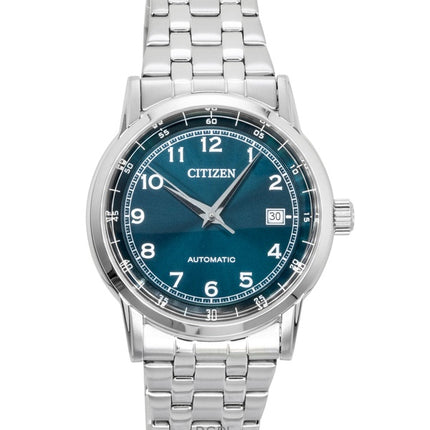 Citizen rustfrit stål grøn urskive automatisk NJ0210-56M herreur