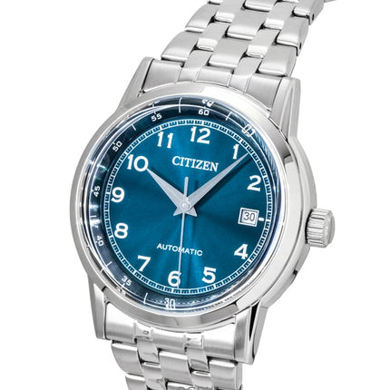 Citizen rustfrit stål grøn urskive automatisk NJ0210-56M herreur