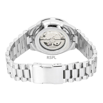 Citizen rustfrit stål marineblå urskive automatisk NJ0230-59L herreur